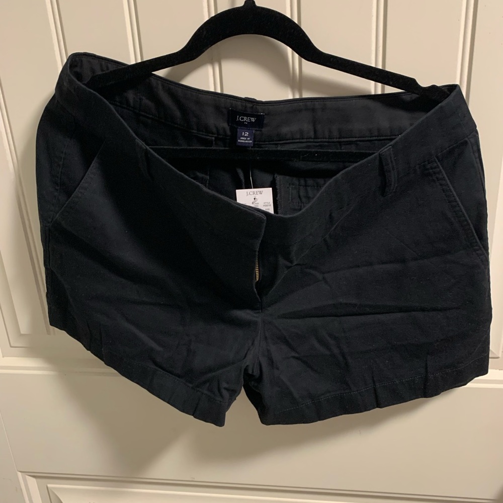 Black Jcrew shorts NWT size 12